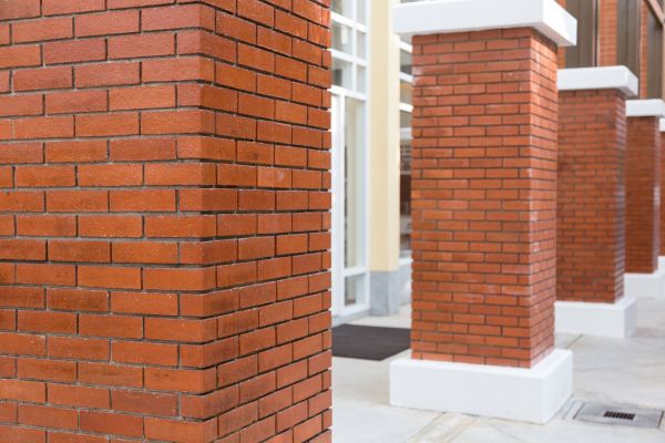 Brick Column Installation in Downers Grove