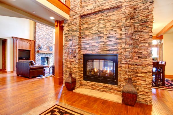 Stone Hearth Installation in Downers Grove