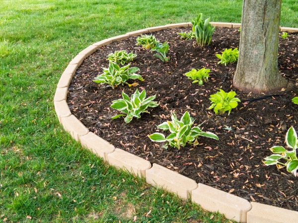 Stone Border Installation in Downers Grove