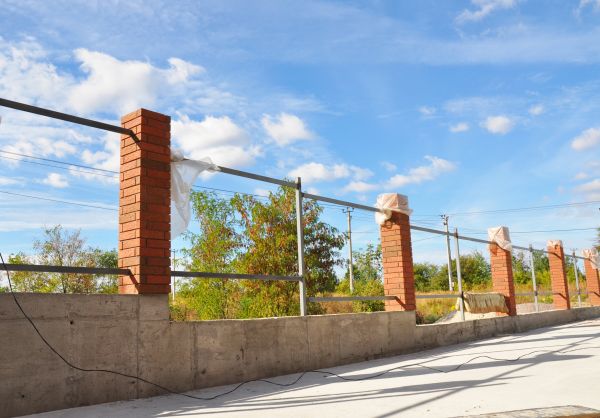 Brick Pillar Installation in Downers Grove