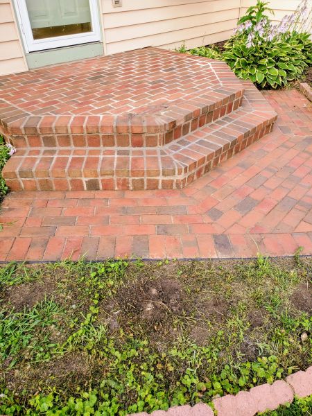 Brick Stoop Repair in Downers Grove